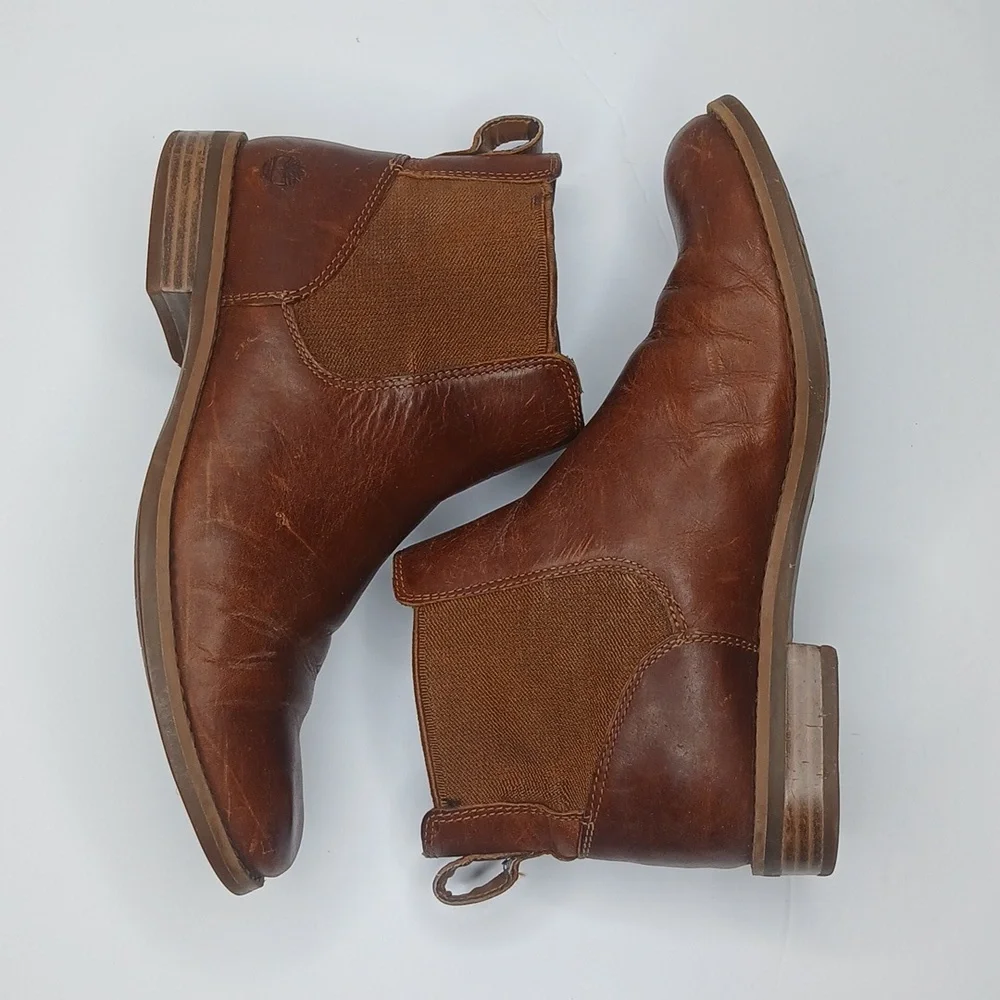 Timberland Women's Brown Heeled Boots - Picture 4 of 8